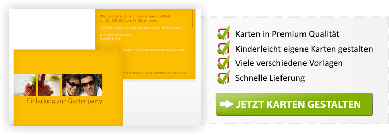 Einladungskarte Party Karten Selbst Gestalten