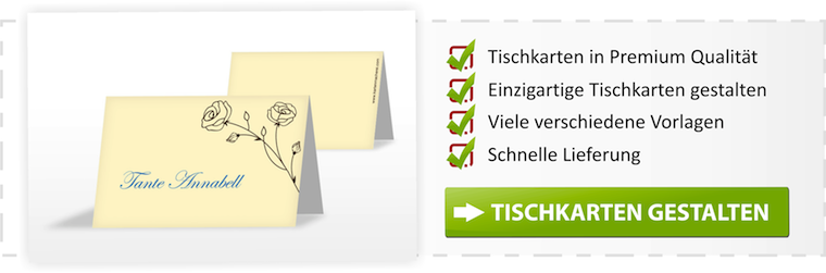 Tischkarten Hochzeit Karten Selbst Gestalten